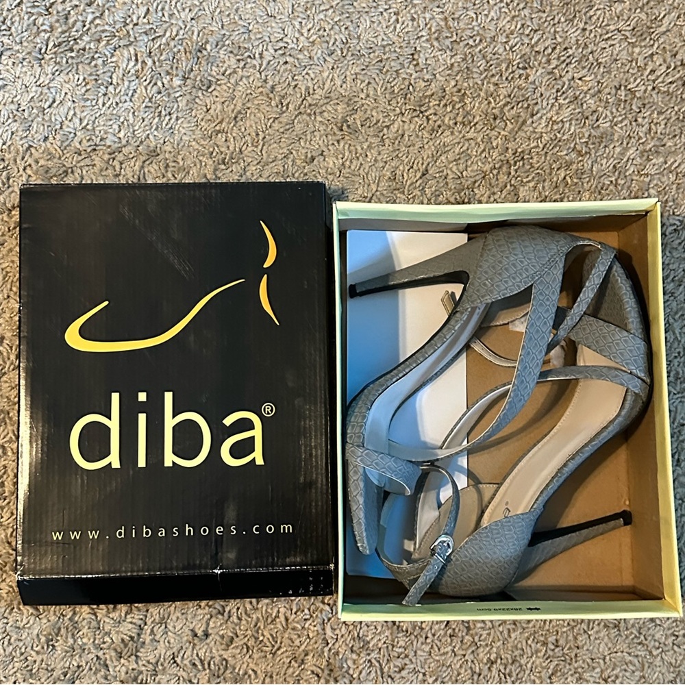 Diba Shadow Reptile Sandal “4” Heel
